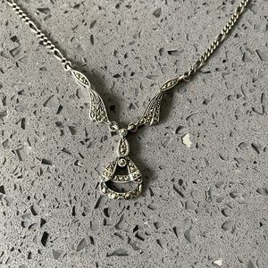 Sterling silver necklace, vintage